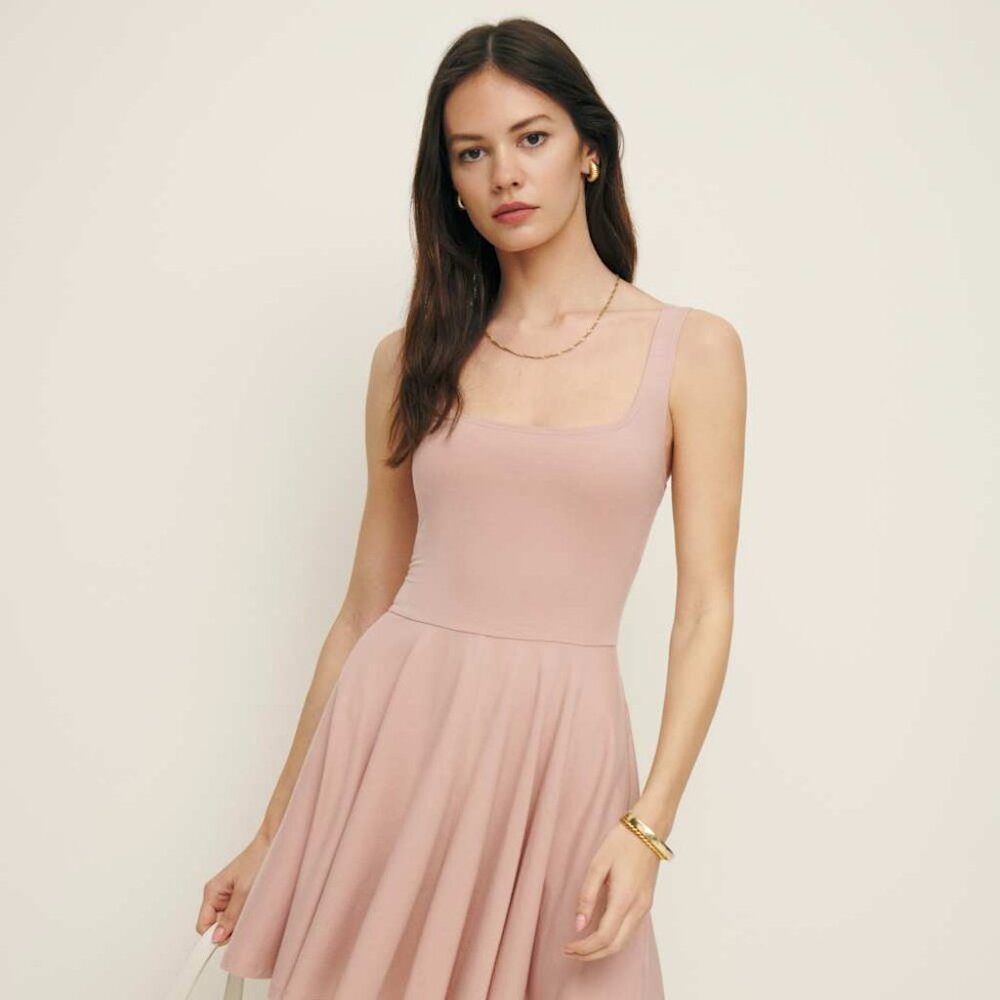 Reformation Dakota Knit Dress Serenade - Size S